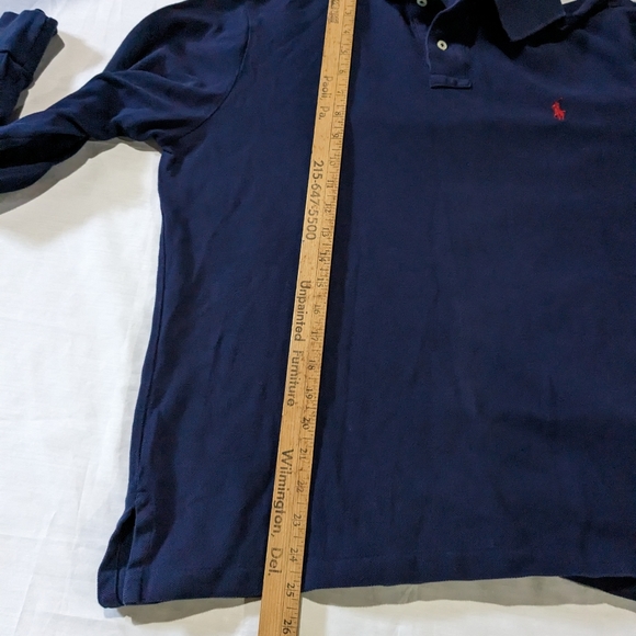 Polo Ralph Lauren pull over, long sleeve top. Blue long sleeves - Picture 6 of 6
